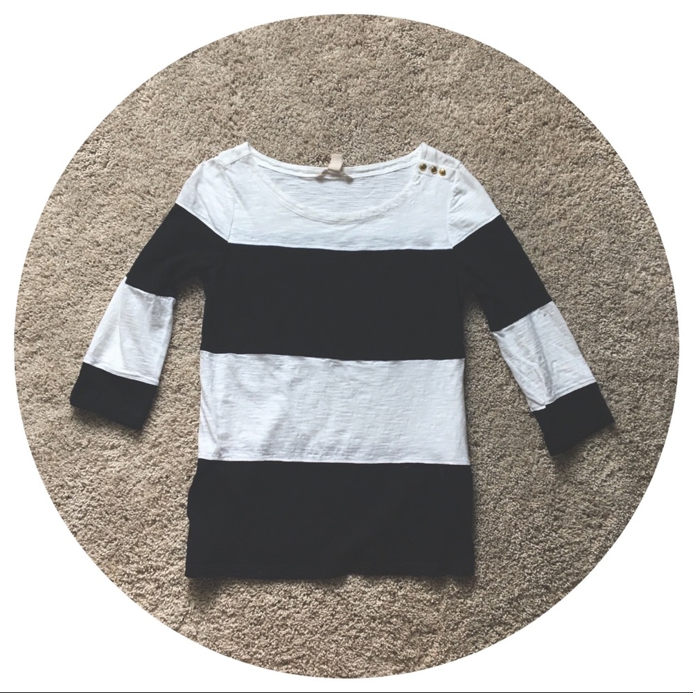 Banana Republic color block top